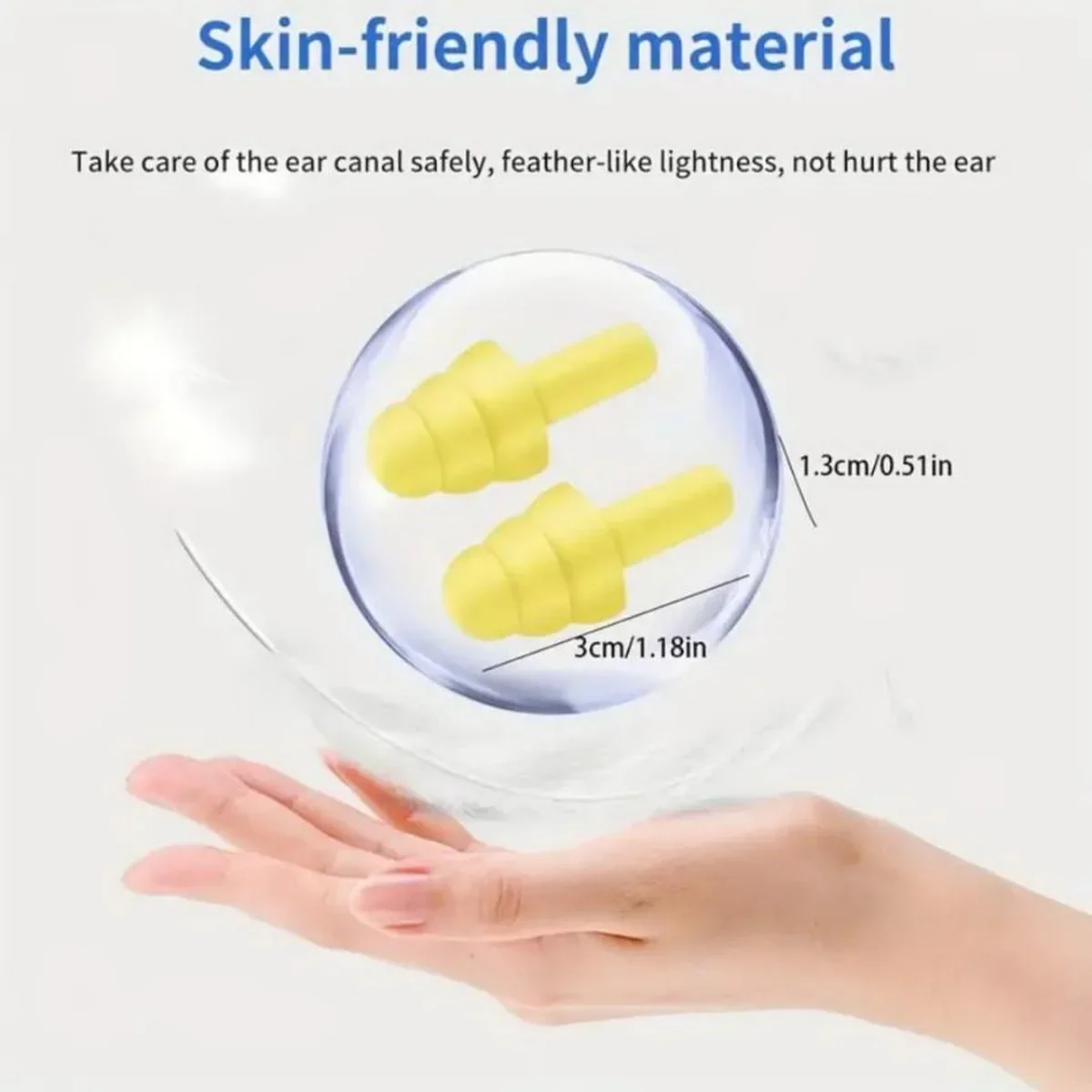 Christmas Tree Shaped Silicone Earplugs Waterproof Noise Insulation for Swimming Sleep Learning Sound Reduction Earbuds