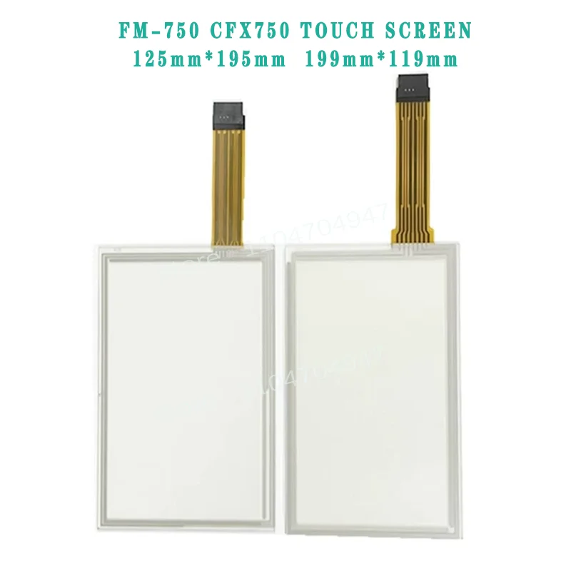 For Tri-mb le CFX 750 TouchScreen Glass Panel Digitizer GPS Tri-mb le CFX 750 CFX-750 CFX750 Touchpad 125mm*195mm  199mm*119mm