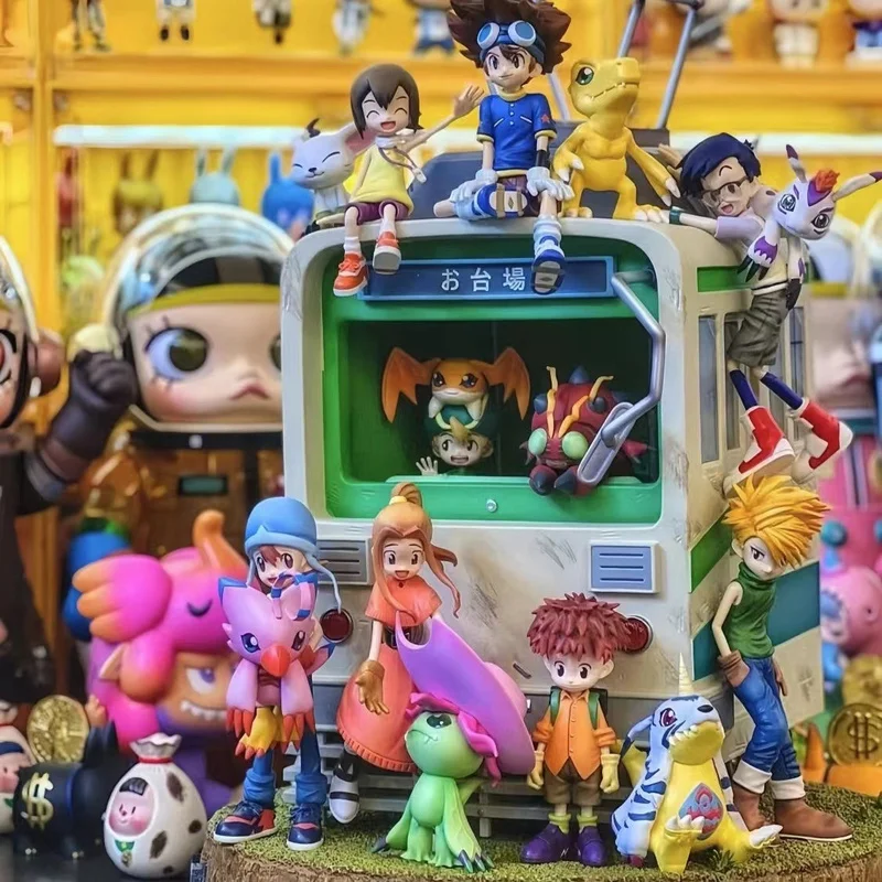 

Digimon Adventure Аниме Фигурка Семейные Портреты Фигурки 34 см Статуя из ПВХ Модель Кукла Коллекция Украшения Комнаты Игрушки Подарок На День Рождения