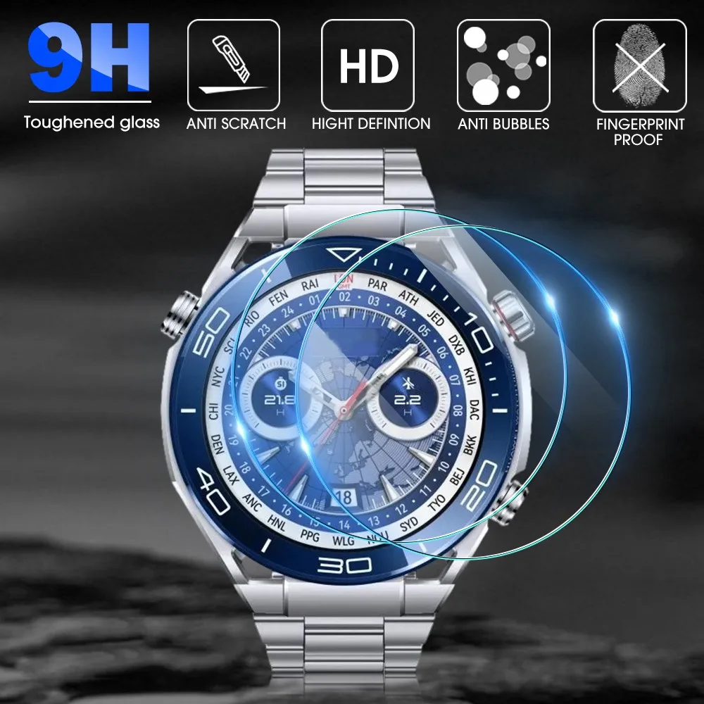 1/3/5Pcs Screen Protector Glass สําหรับ Huawei Watch Ultimate ป้องกันฟิล์มกระจกนิรภัย 9H สําหรับ Huawei Ultimate smartwatch ภาพยนตร์