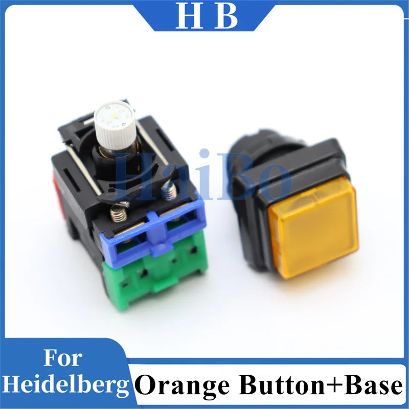 HaiBo Best Quality Yellow Push Button 00.780.2320 00.780.2321 Switch for Heidelberg SM102 SM74 SM52 MO GTO Printing Machine