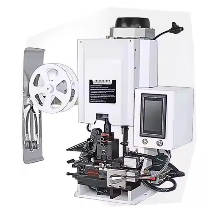 Máquina prensadora peladora de cables silenciosa, máquina prensadora de terminales de barril abierto, la más nueva herramienta de prensado de tiras de cables eléctricas