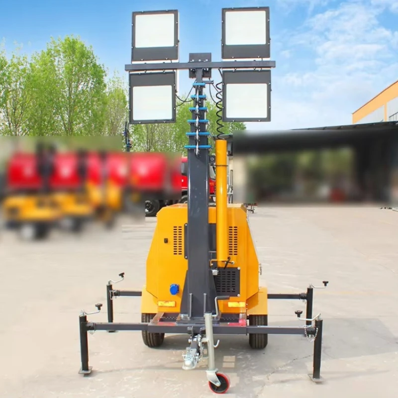 Mobile Tower Light LED 9m diesel Tower Light Generator Lighting Tower