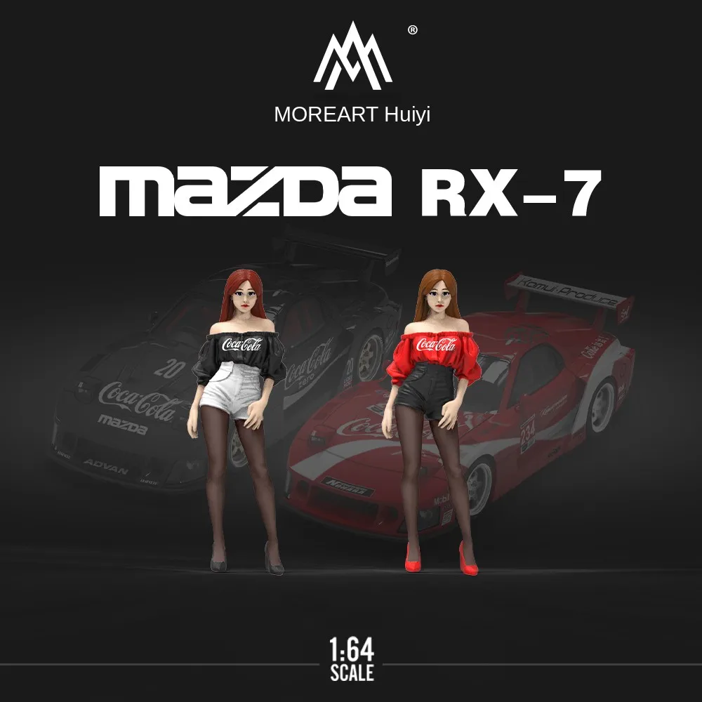 coolka-164-mazda-rx7-nero-rosso-coca-cola-modellino-auto-in-lega-simulazione-collezione-decorazione-giocattolo-veicolo