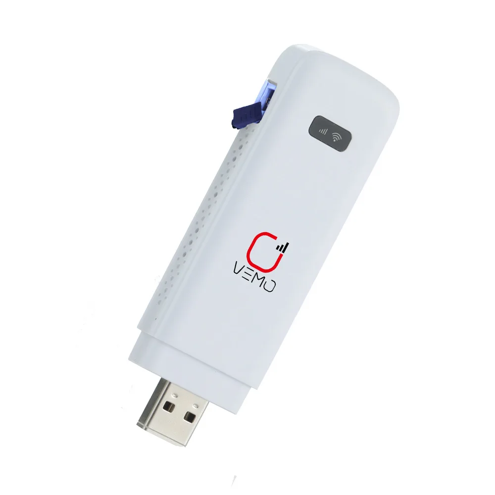 4G 와이파이 라우터 USB 무선 모뎀, CAT4 퀄컴 칩셋 동글 자동차 어댑터, 심 카드 슬롯 포함, IP 카메라용