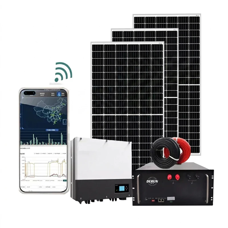 Industrial Solar Power Plant 100KW 200KW Complete Set for Factory Warehouse Energy Storage System with 3 Phase Hybrid Inverter