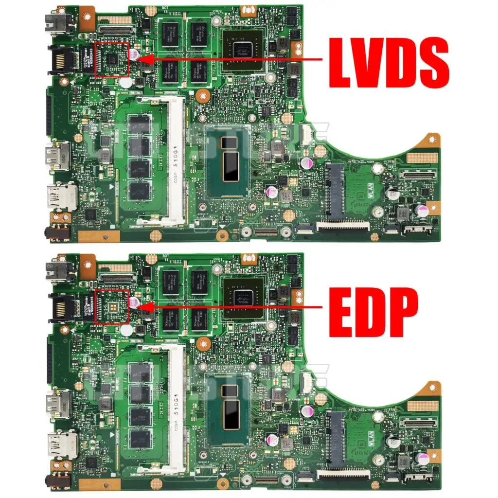 Notebook Mainboard UNTUK ASUS TP500LD TP500L TP500LN J500LA TP500LB TP500LA Laptop Motherboard I3 I5 I7 4GB-RAM GT840M/UMA bekerja