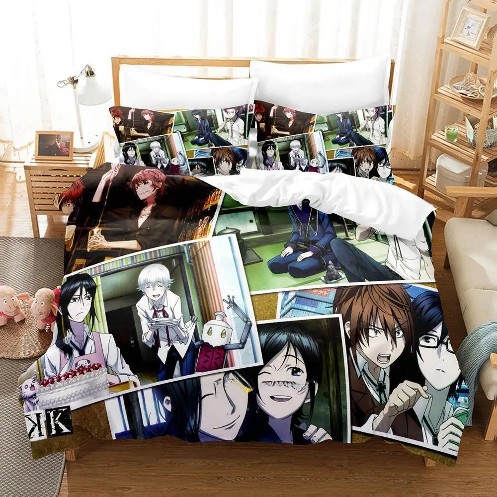 

Anime K project Mikoto Suoh No Blood! No Bone! No Ash! Bedding Set Single Twin Full Queen King Size Bed Set Adult Kid Bedroom