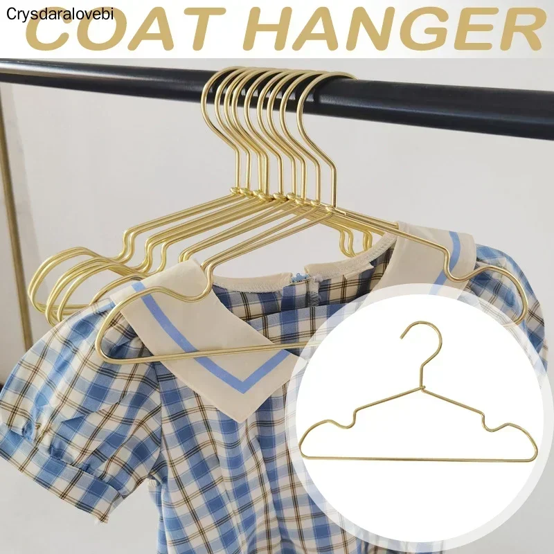 Children Clothing Hangers Anti slip Aluminum Alloy Hangers wardrobe Space Saving Hanger Baby Coat Skirt Dress Drying Rack