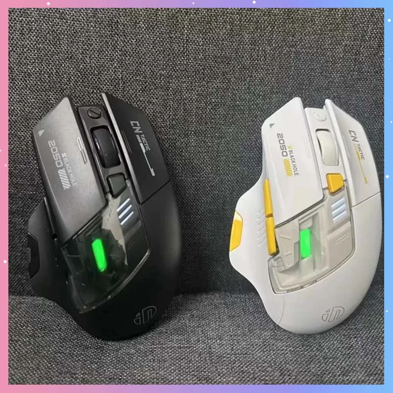 A9 Explorer Gaming Mouse Tri-Mode 2.4G+BT+Wired 12800DPI 1000HZ Ergonomics Bluetooth E-Sports Office Mouse For PC Laptop Gift