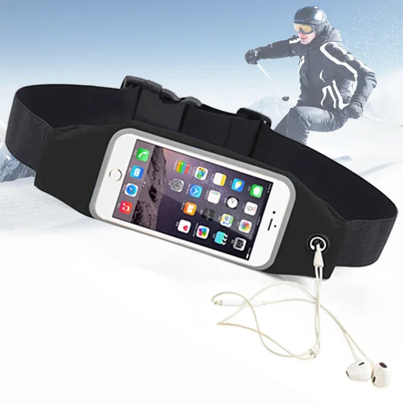 New Cell Phone Belt Running Bag Waist Smartphone Case Waterproof Cover Transparent Pouch Exercise Gym Fanny Pack for Phone Sport