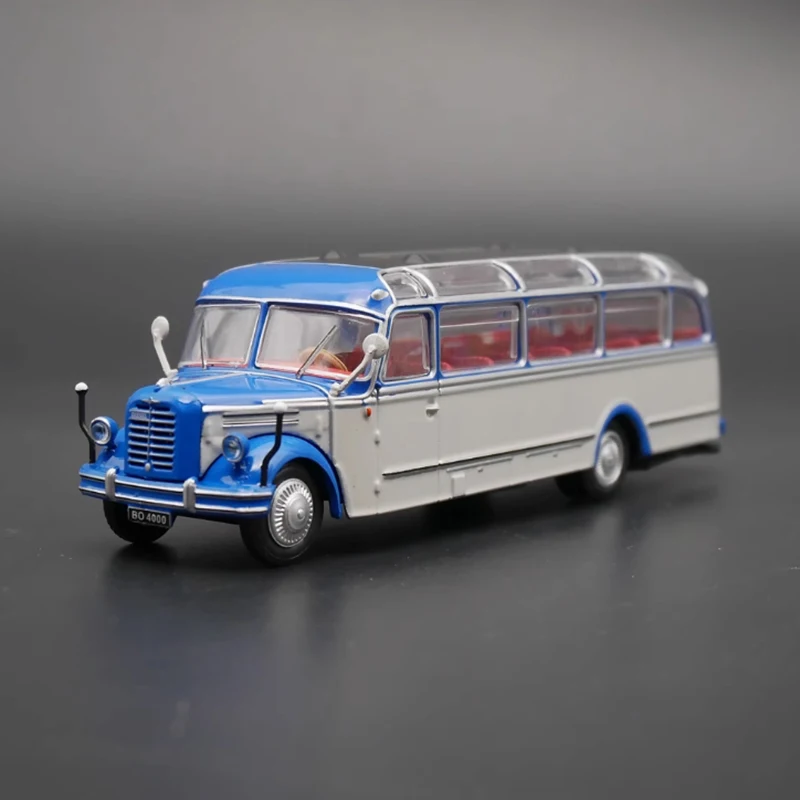 IXO / IST Diecast 1:72 Scale Borgward BO 4000 German Bus Alloy Simulation Vehicle Model Collection Decoration Gift Display