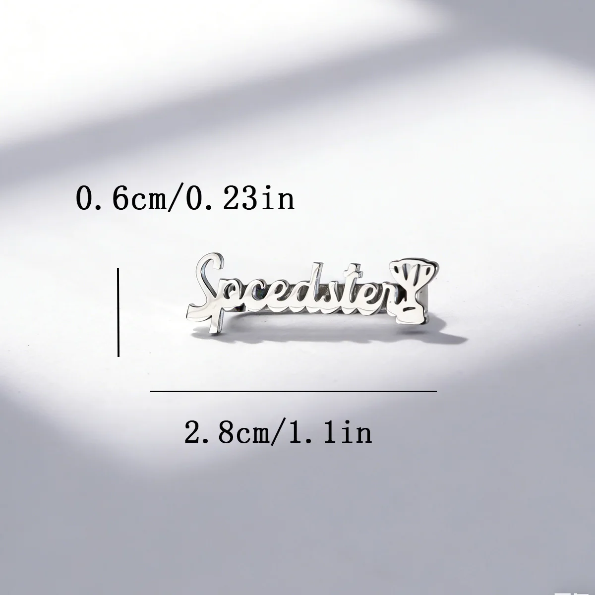 Stainless Steel Custom Letter Watch Strap Ring 20mm 22mm Speedster Trophy Design Personalized Nameplate Smart Watch Accessory - view 6