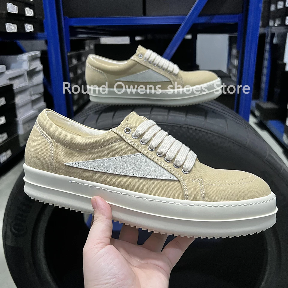 

Men's Twill Canvas Low Top Casual Shoes Yellow Black Trainers Ro Women Thick Sole Luxury Women Lace Up Black Retro Flat Sneakers