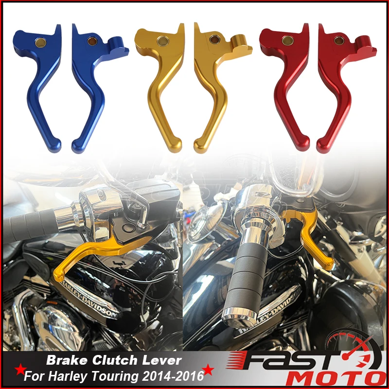 

For Harley Touring Road King Street Glide Electra Road Glide FLHXS FLHXSE FLTRUSE CNC Aluminum Clutch Brake Levers Accessories