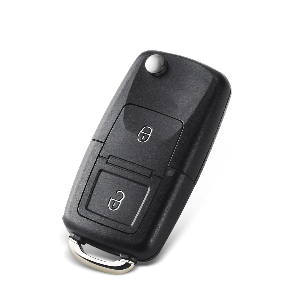 KEYYOU 20X For VW Passat Polo Golf Touran Bora Ibiza Leon Octavia Fabia  3 button Folding Car Remote Flip Key Shell Case Fob