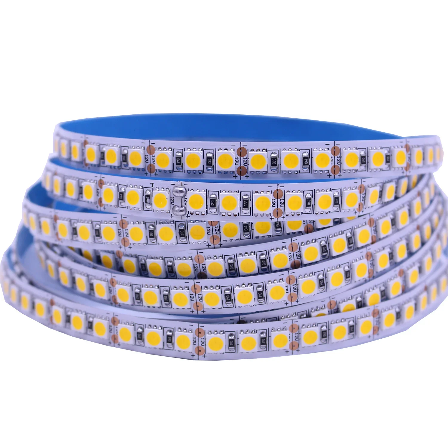 DC12V 24V RGBW RGBWW RGB colore 5050 LED strip tape 600LED/5M 120leds/M bianco 6000K/bianco caldo 3000K 4000K bianco neutro RGB