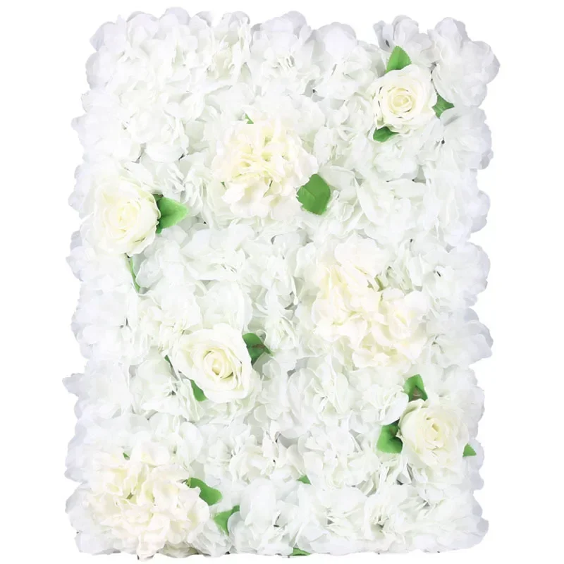 60CM Artificial Flower Wall 3D Background Wedding Supplies Photography Props Artificial Flower Weddings Decor Silk Flower