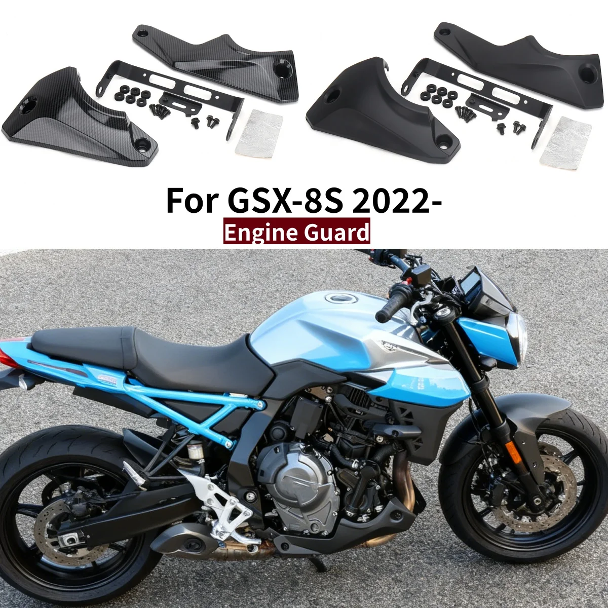 

For Suzuki GSX-8S GSX8S GSX 8S Motorcycle ABS Engine Chassis Guard Lower Body Protection Belly Pan Fairing 2022﻿ 2023 2024 2025