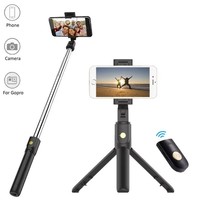 3 In 1 Mini Wireless Bluetooth Selfie Stick With Shutter Remote Extendable Retractable Mini Tripod Monopod For Phone Video Live