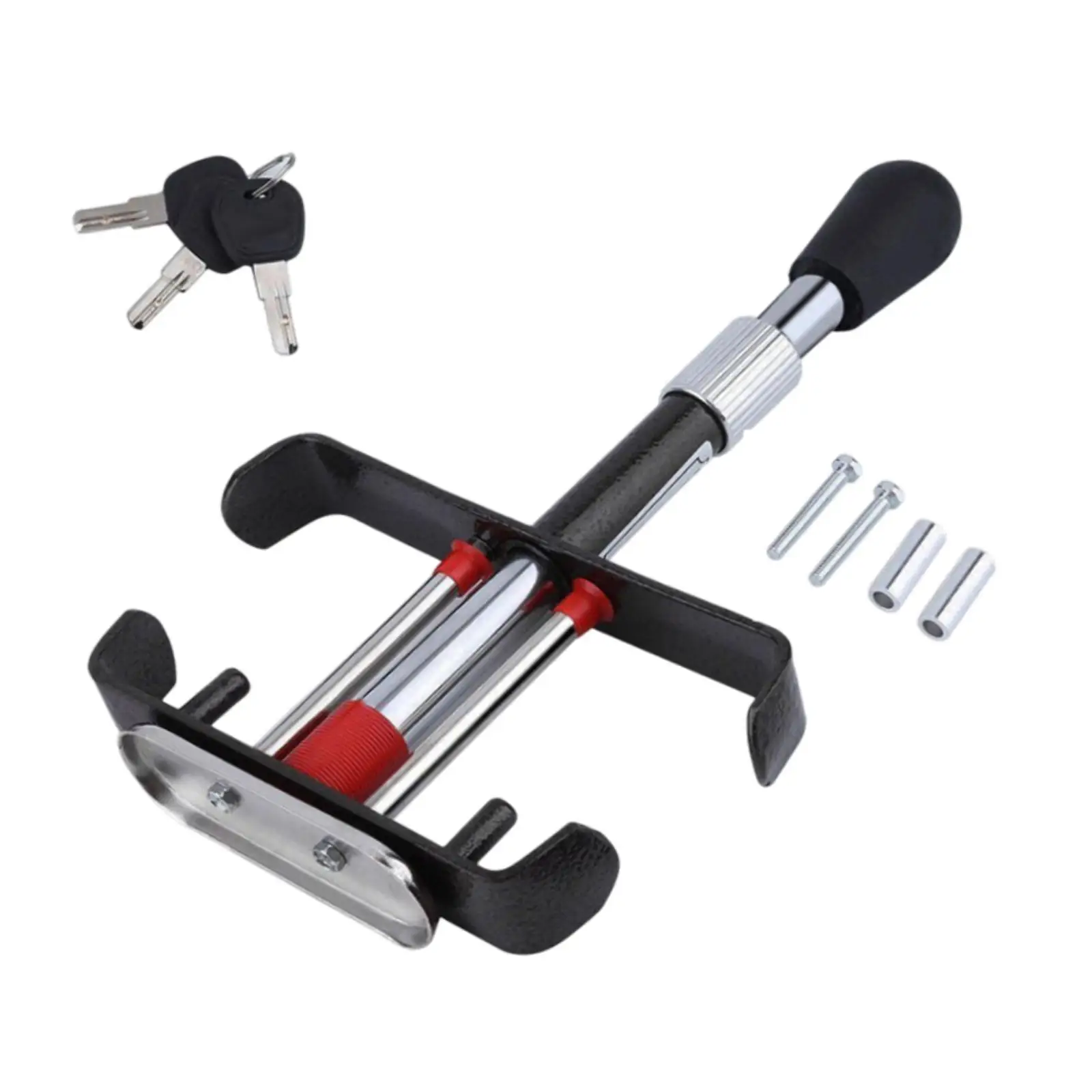 

Автомобильный противоугонный замок тормозной муфты, регулировка длины, аксессуар для тяжелых условий эксплуатации