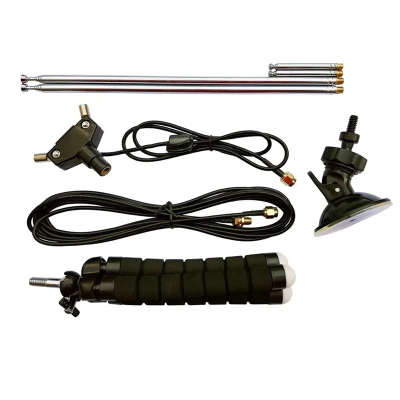 

A91P Dipole Antenna Kit Dipole Antenna For Radio Receiver R828D RTL2832U 1PPM SMA RTLSDR Software Defined Radio