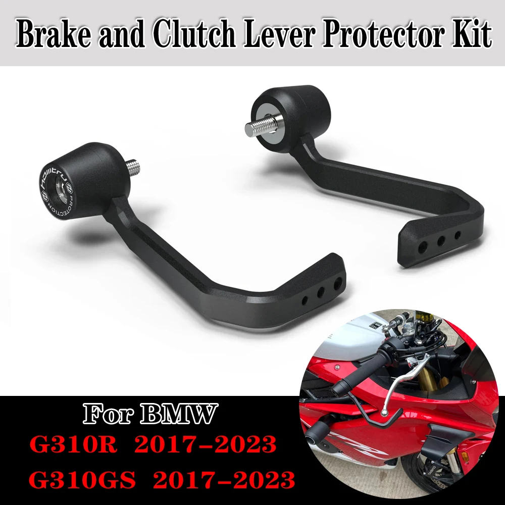 Motorcycle Brake and Clutch Lever Protector Kit For BMW G310R G310GS 2017-2023