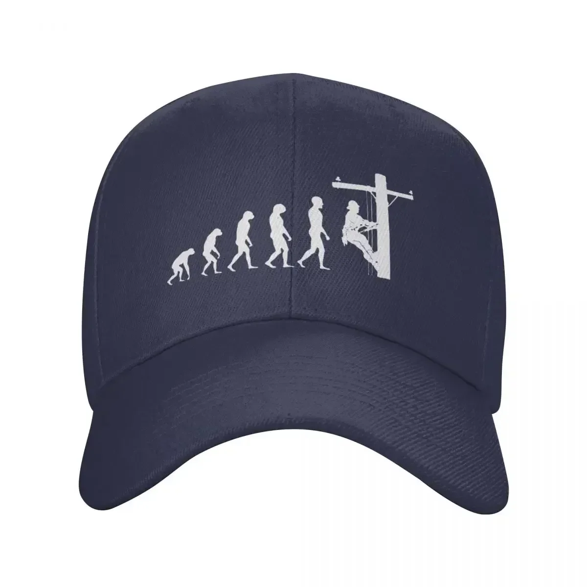 New Lineman Evolution Baseball Cap Men Women Adjustable Electrician Electrical Engineer Gift Dad Hat Outdoor Summer Hats