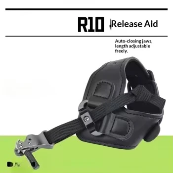 Black Adjustable Wrist Trigger Soft Strap Compound Bow Archery Training Accessory, Perfect Halloween Present