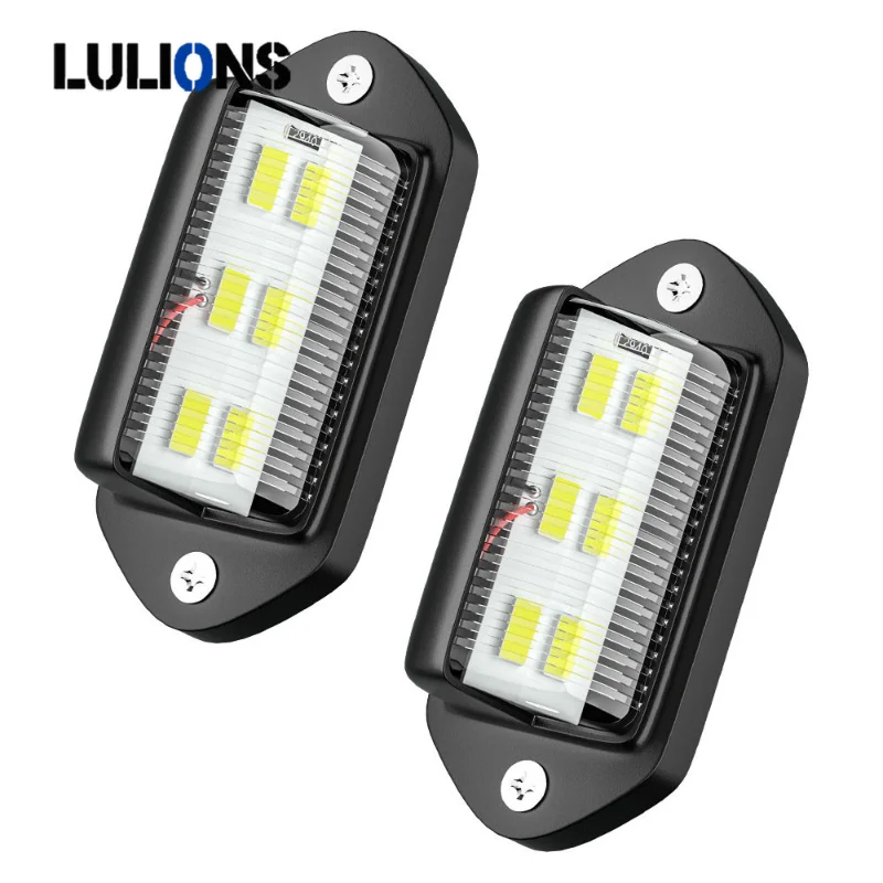 12V 24V Truck Car Liscense Plate Light Boats Trailers Forklifts White Trailer LED Emergency Width Signal Taillight Lamp