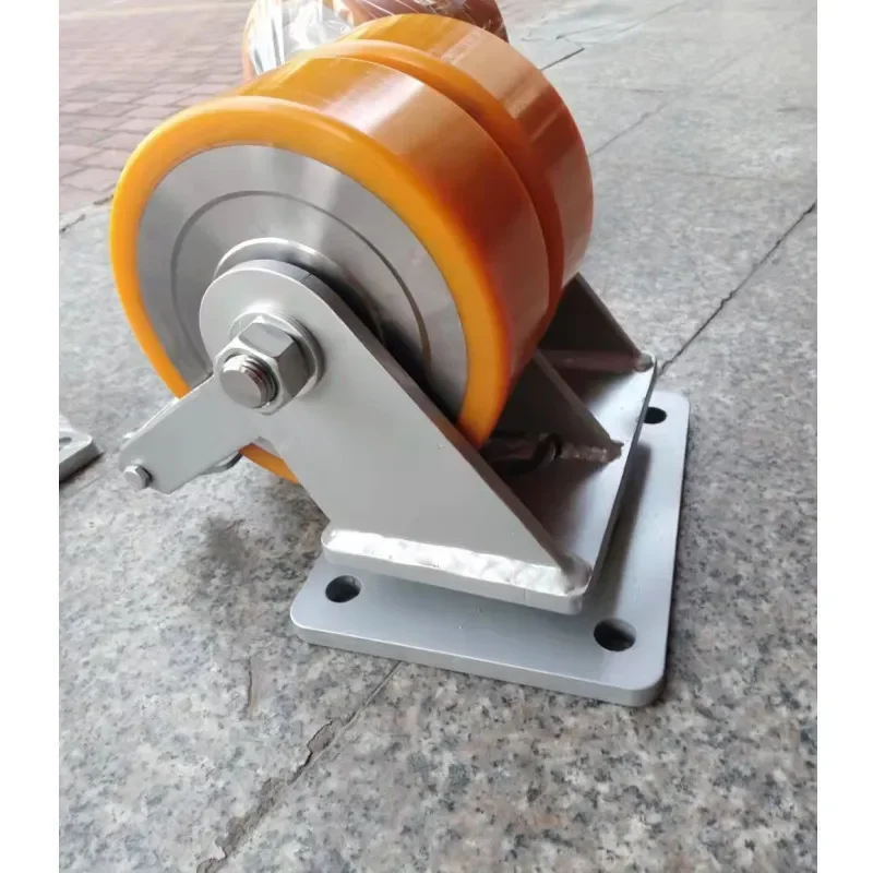 Xintu universal wheel plus heavy 3/5 tons cast iron PU wear-resistant load-bearing 4/6/8 inch gantry super heavy