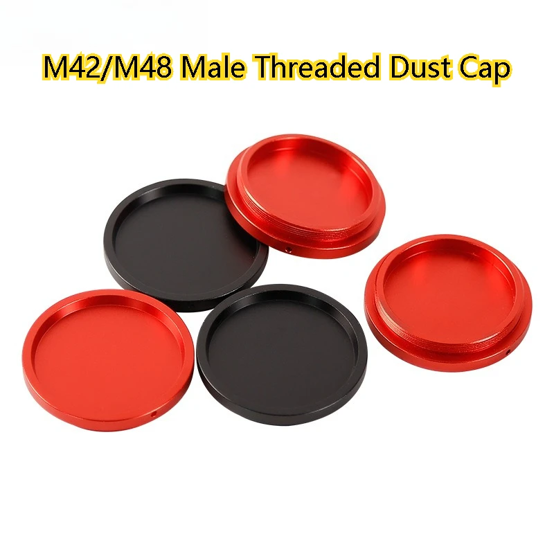 1 шт. M42/M48 пылезащитный колпачок с наружной резьбой и ремешком против потери, предназначенный для винта на астрономических телескопа с внутренней резьбой M42/M48