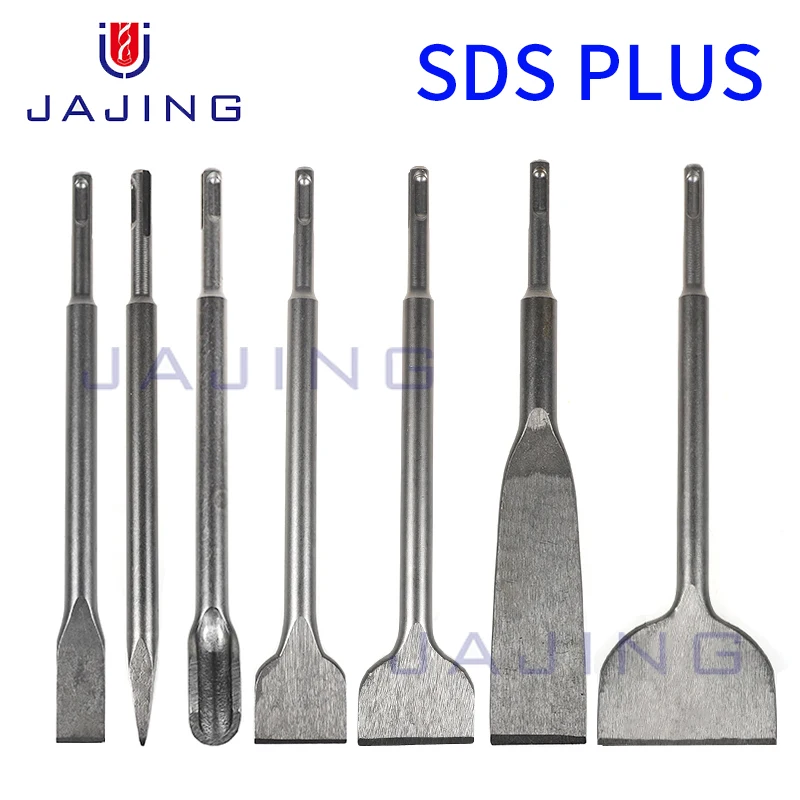 

1PC SDS PLUS Shank Point Flat Wide Flat Electric Hammer Chisel Bit for Wall Concrete Impact Drill Elbow Widening Drill bit