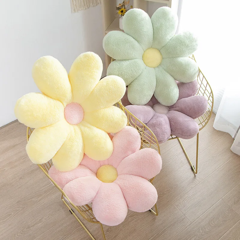 Eight-Petal Flower Pillow Bay Window Office Chair Cushion Dormitory Chair Bedroom Floor Seat Cushion