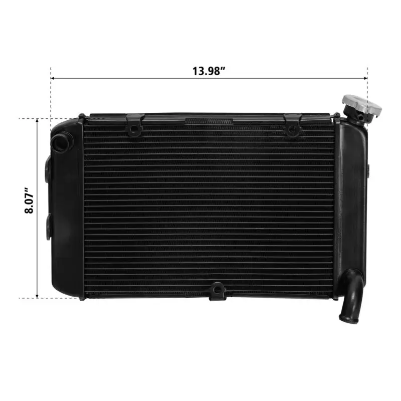 Motorcycle Radiator Cooler Engine Cooling For Kawasaki Vulcan S 650 EN650 ABS 2015-2023