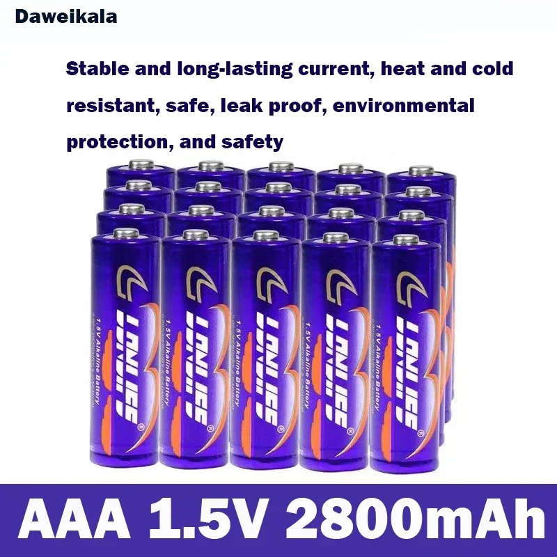 1.5V AAA rechargeable battery 2800mah AAA 1.5V new alkaline rechargeable battery, suitable for LED light toys mp3wait+free shipp