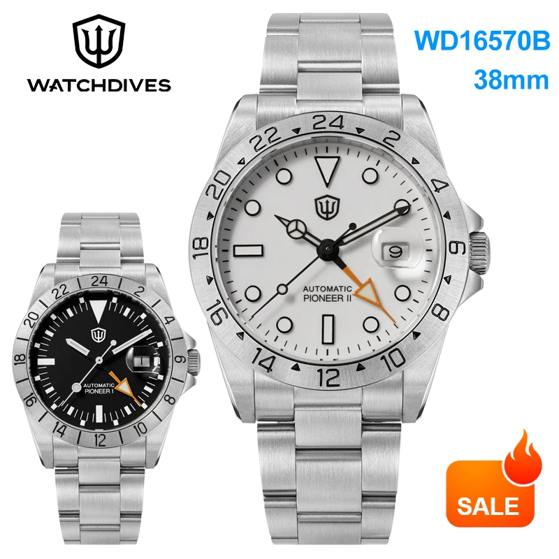 Luxury Watch La - Relógio Mecânico Watchdives WD009B GMT com