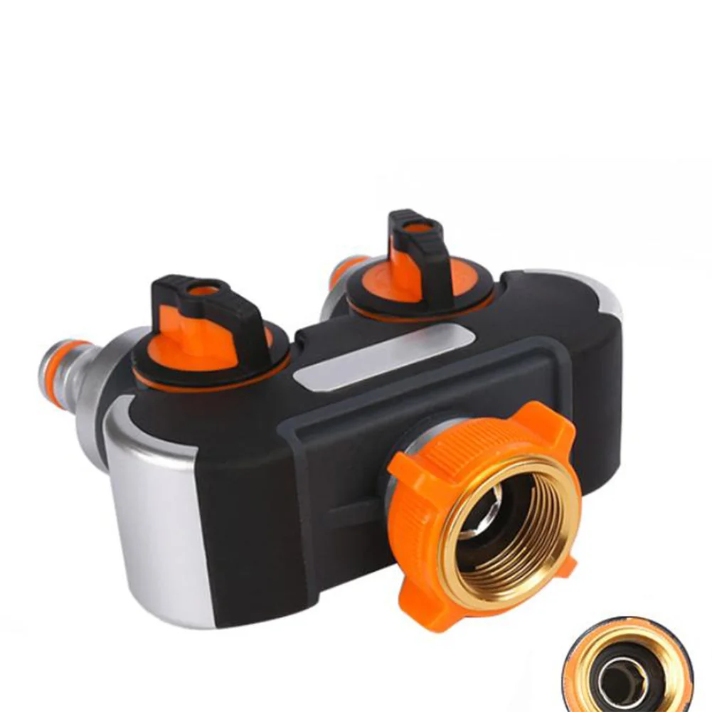 Adjustable Water Flow Distributor Irrigation Adjustable Water Flow 2-Way Water Distributor Efficient Irrigation For Flower Beds
