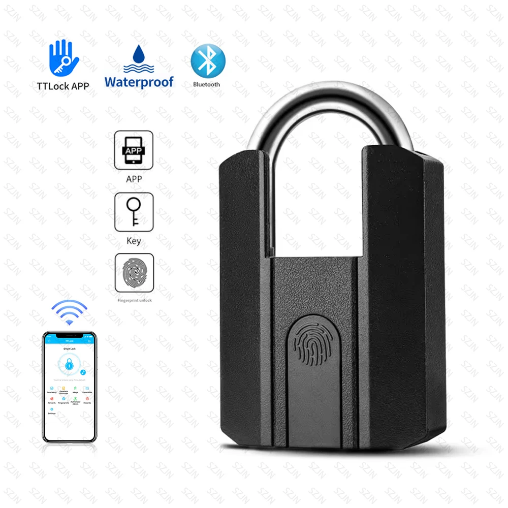 

Водонепроницаемый умный замок TTlock, управление приложением, отпечаток пальца, без ключа, IP67, уличный биометрический прочный, подходит для спортзала, высокое качество
