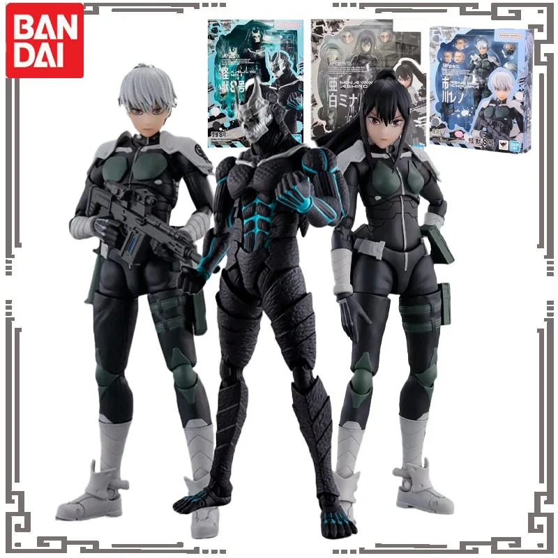 

Оригинальная аниме-фигурка Bandai S.H.Figuarts: Монстр # 8 моделей-конструкторов Ishikawa Leno для мальчиков и девочек, подарок для детей, коллекционная модель