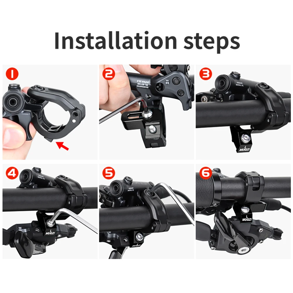 

MTB Bike Shifter Mount Clamp Adjustable MTB Shifter Control Mount Clamp Bicycle Integrated Mounting Adapter Bicycle Accessories
