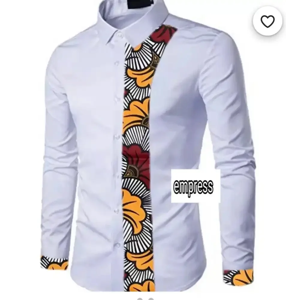 African Men's Long Sleeved shirt