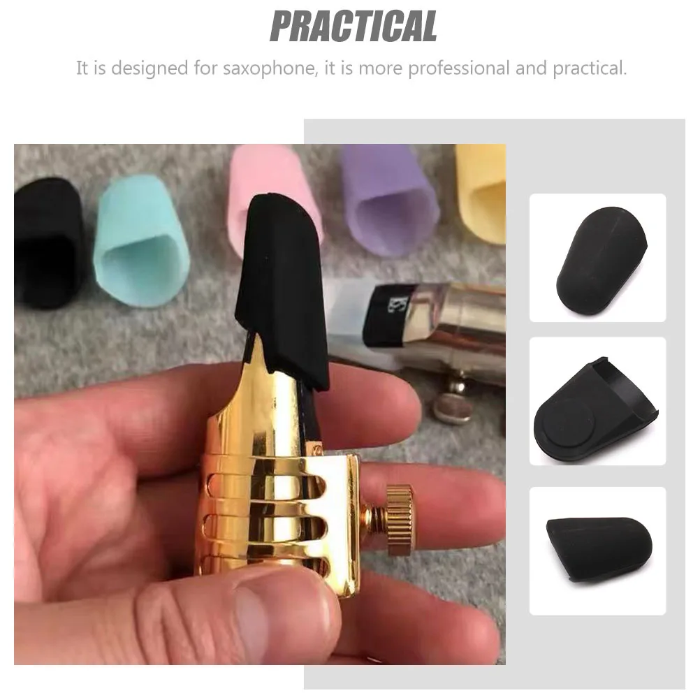 

Accessories Saxophone Cap Tenor Mouthpiece Rubber Accessory Creative Protective Cover