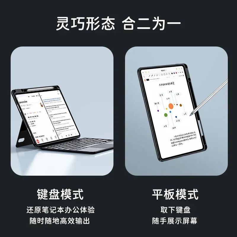 Backlit Bluetooth Trackpad Keyboard Cover for Huawei MatePad 11.5 Air11.5 10.4 11 2023 Pro 11 Pro 12.6 Pro 10.8 Tablet Case