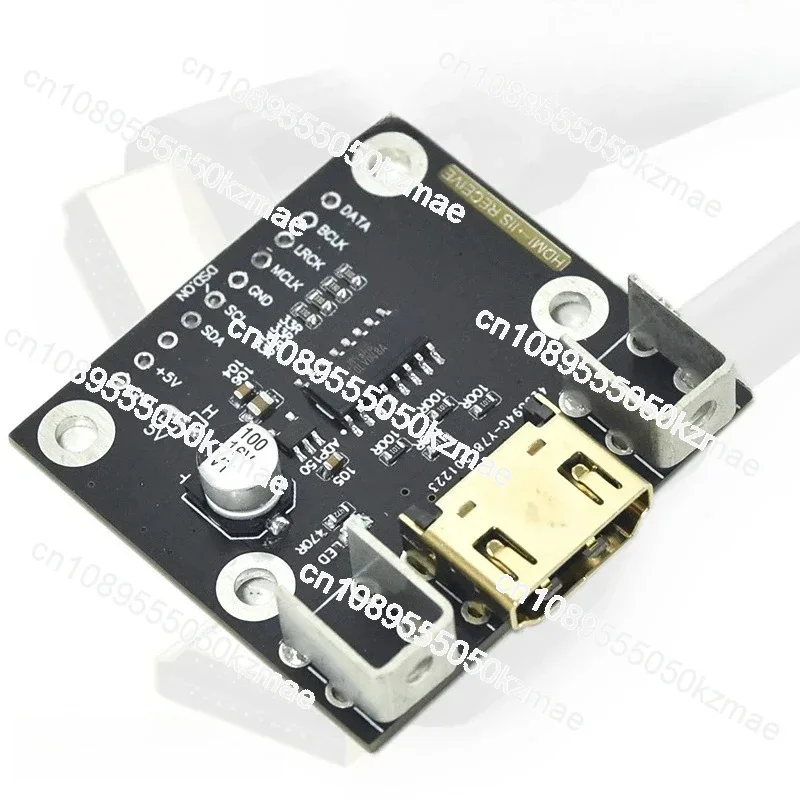 HDMI I2S bi-directional converter board, IIS to HDMI transmitter and receiver support DSD 512, differential signal DAC decoder