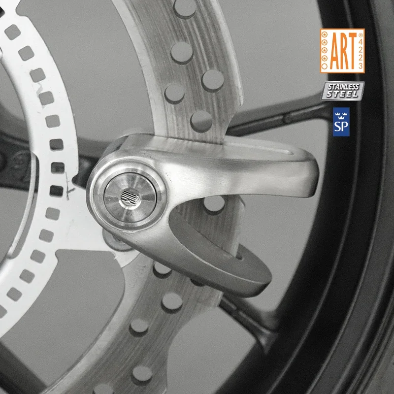 Motorcycle Disc Bracket Lock Double Locking Disc Lock Stainless Steel Mate Bike Lock