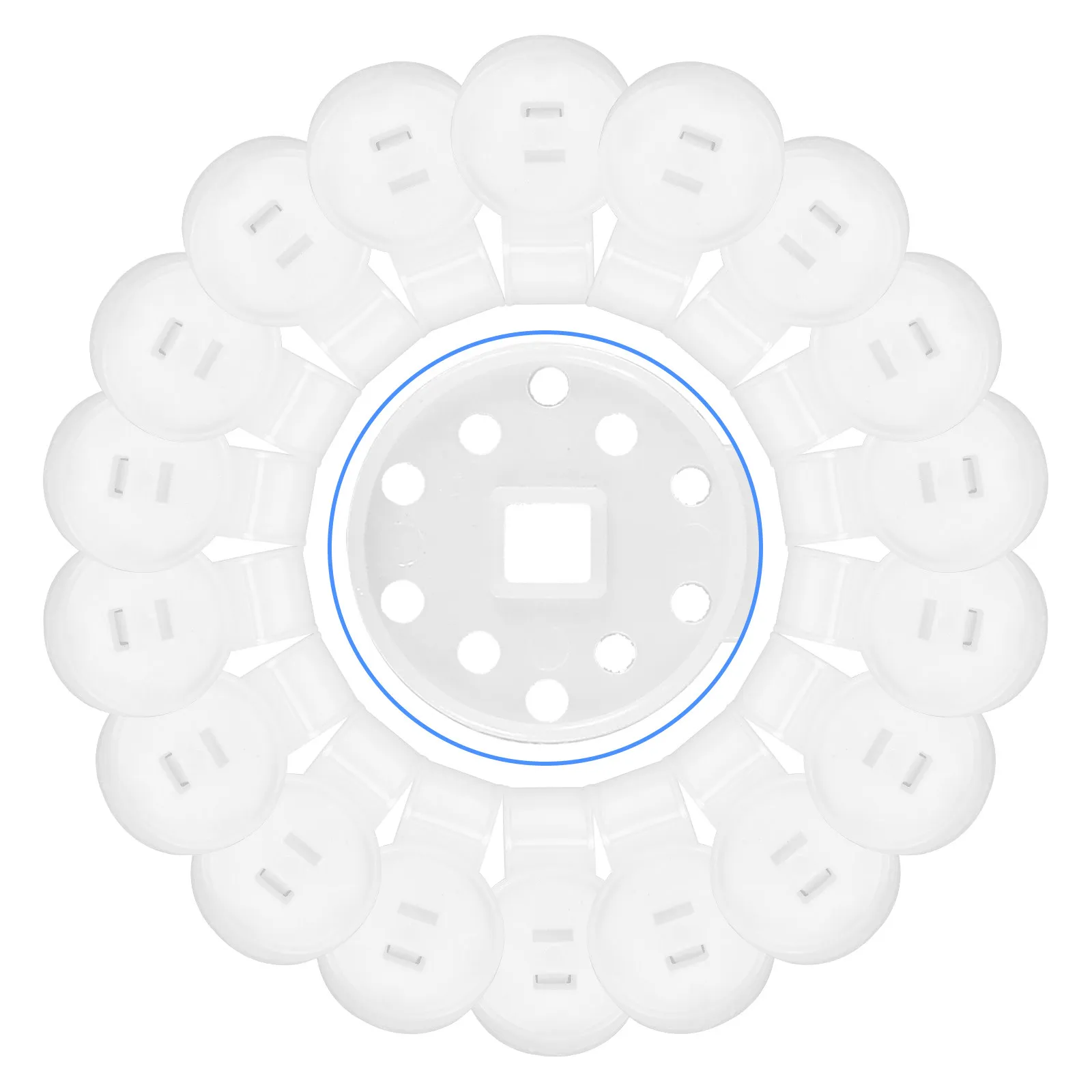 

80 шт. пластиковых зажимов для крепления затеняющей сетки, круглые фиксаторы для сада, теплиц, уличных сеток, крепления затеняющей ткани