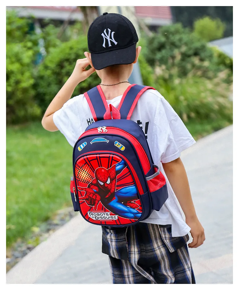 Spiderman Kindergarten School Bags Software Children Backpack Cartoon Animal Backpack Kids Boys Girls Student Travel Mochilas