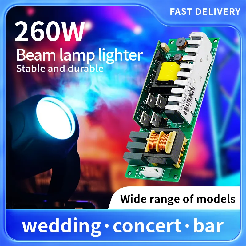9R Lamp for Mailepu SIRIUS HRI 260W Moving Head Beam Light Bulb BALLAST Compatible with MSD 9R Platinum Sharpy Bulb