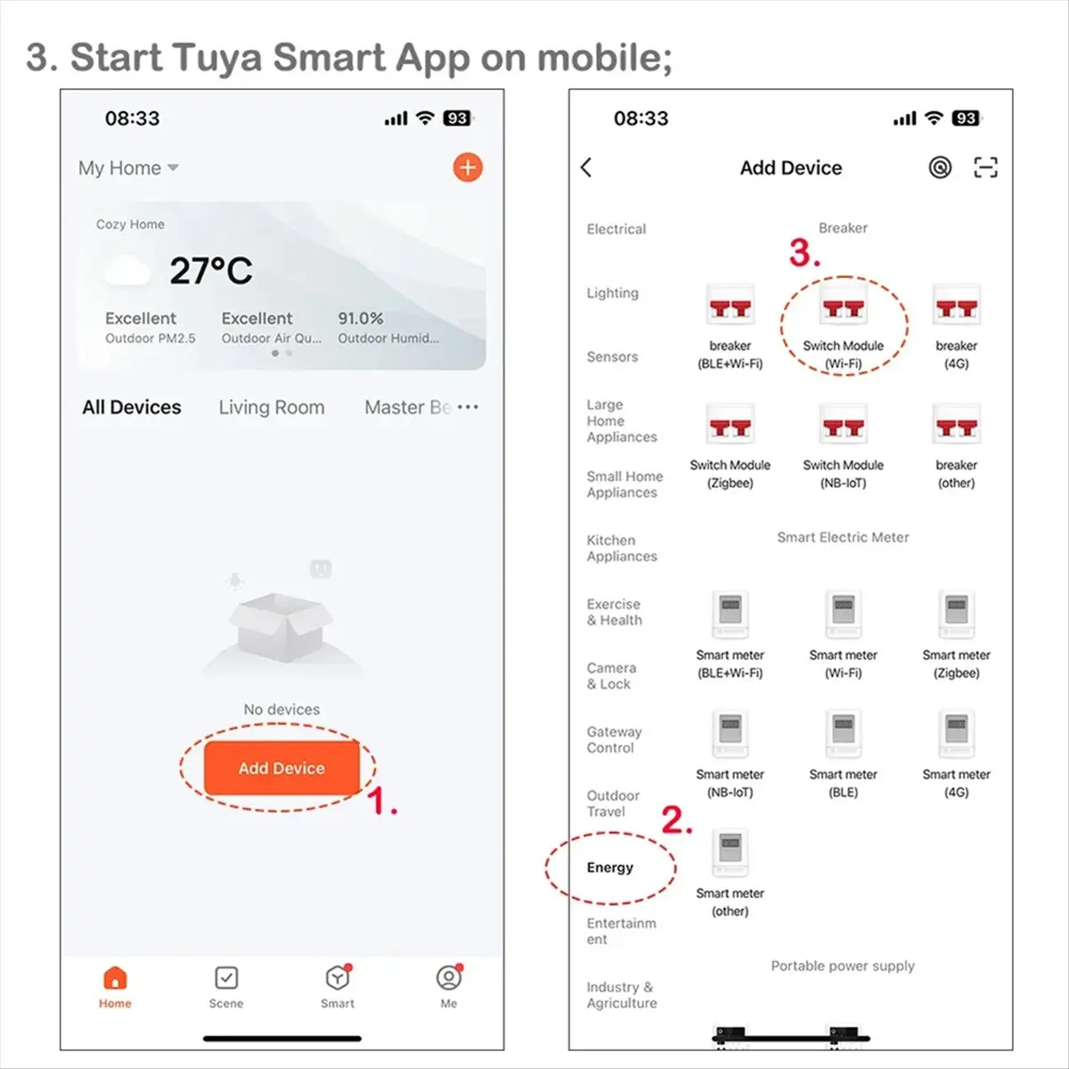 popop Tuya Smart WiFi RS485 2P 63A MCB Breaker Prepaid Meter Timer Switch Voltage Current Protector Voice Control Alexa
